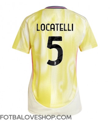 Juventus Manuel Locatelli #5 Dámské Venkovní Dres 2024-25 Krátký Rukáv