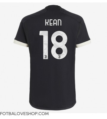 Juventus Moise Kean #18 Alternativní Dres 2023-24 Krátký Rukáv