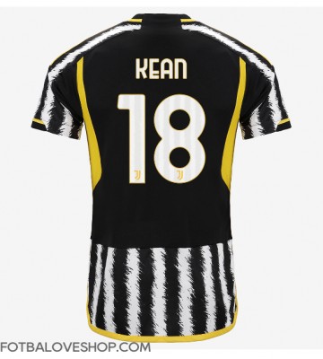 Juventus Moise Kean #18 Domácí Dres 2023-24 Krátký Rukáv