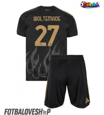 Juventus Nick Woltemade #27 Dětské Alternativní Dres 2026-27 Krátký Rukáv (+ trenýrky)
