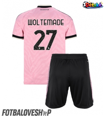 Juventus Nick Woltemade #27 Dětské Venkovní Dres 2026-27 Krátký Rukáv (+ trenýrky)