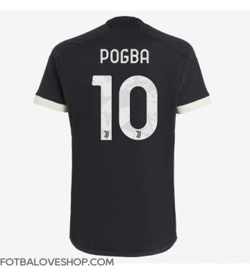 Juventus Paul Pogba #10 Alternativní Dres 2023-24 Krátký Rukáv