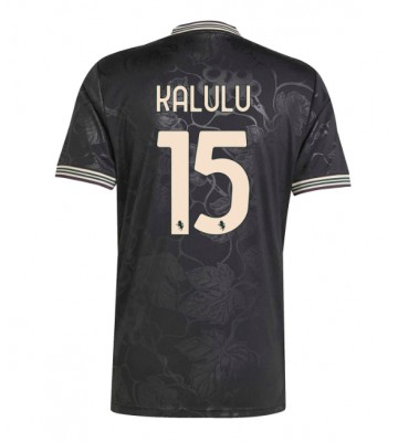 Juventus Pierre Kalulu #15 Alternativní Dres 2025-26 Krátký Rukáv