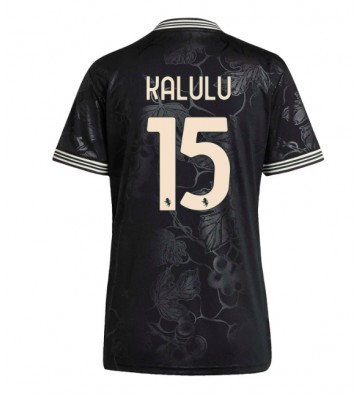 Juventus Pierre Kalulu #15 Dámské Alternativní Dres 2025-26 Krátký Rukáv