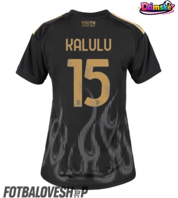 Juventus Pierre Kalulu #15 Dámské Alternativní Dres 2026-27 Krátký Rukáv
