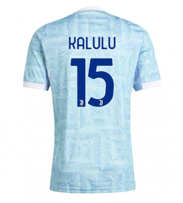 Juventus Pierre Kalulu #15 Venkovní Dres 2025-26 Krátký Rukáv