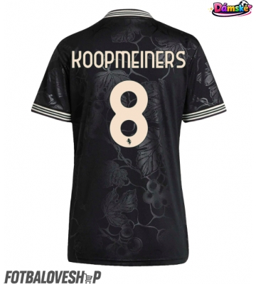 Juventus Teun Koopmeiners #8 Dámské Alternativní Dres 2025-26 Krátký Rukáv