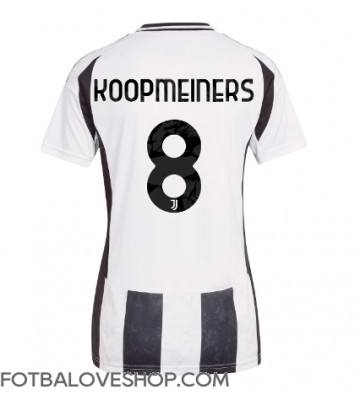 Juventus Teun Koopmeiners #8 Dámské Domácí Dres 2024-25 Krátký Rukáv