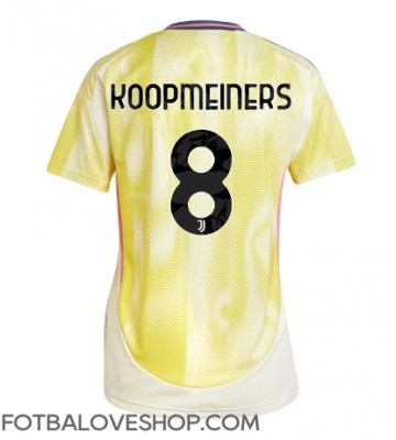 Juventus Teun Koopmeiners #8 Dámské Venkovní Dres 2024-25 Krátký Rukáv
