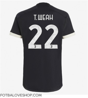 Juventus Timothy Weah #22 Alternativní Dres 2023-24 Krátký Rukáv