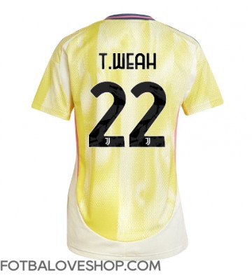 Juventus Timothy Weah #22 Dámské Venkovní Dres 2024-25 Krátký Rukáv