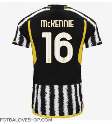 Juventus Weston McKennie #16 Domácí Dres 2023-24 Krátký Rukáv