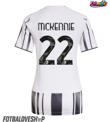 Juventus Weston McKennie #22 Dámské Domácí Dres 2025-26 Krátký Rukáv