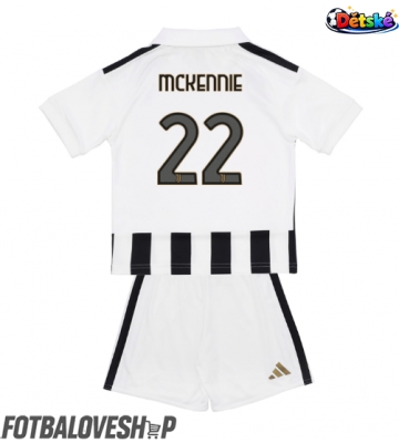 Juventus Weston McKennie #22 Dětské Domácí Dres 2026-27 Krátký Rukáv (+ trenýrky)