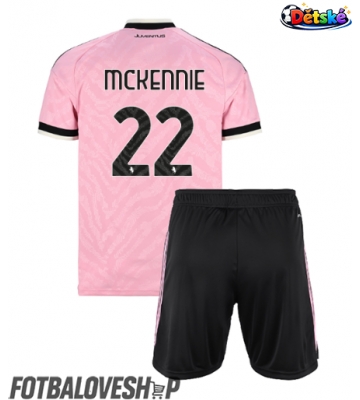 Juventus Weston McKennie #22 Dětské Venkovní Dres 2026-27 Krátký Rukáv (+ trenýrky)