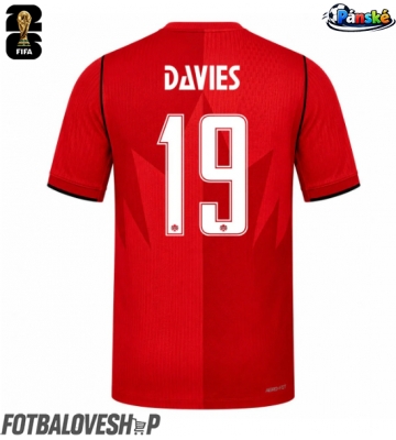 Kanada Alphonso Davies #19 Domácí Dres MS 2026 Krátký Rukáv