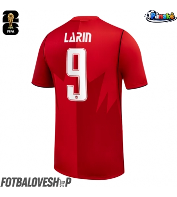 Kanada Cyle Larin #9 Domácí Dres MS 2026 Krátký Rukáv
