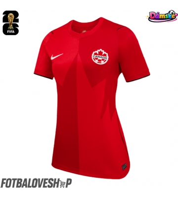 Kanada Dámské Domácí Dres MS 2026 Krátký Rukáv