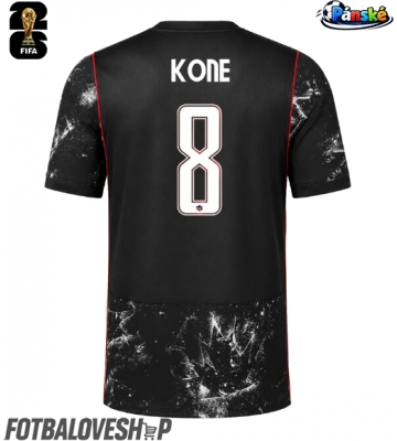 Kanada Ismael Kone #8 Venkovní Dres MS 2026 Krátký Rukáv