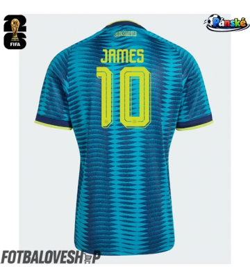 Kolumbie James Rodriguez #10 Venkovní Dres MS 2026 Krátký Rukáv