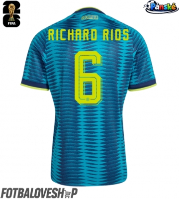 Kolumbie Richard Rios #6 Venkovní Dres MS 2026 Krátký Rukáv