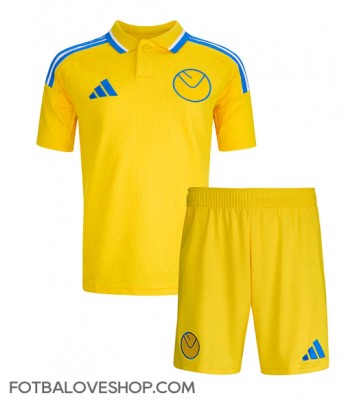 Leeds United Dětské Venkovní Dres 2024-25 Krátký Rukáv (+ trenýrky)