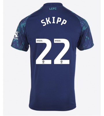 Leicester City Oliver Skipp #22 Venkovní Dres 2025-26 Krátký Rukáv