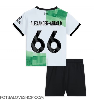 Liverpool Alexander-Arnold #66 Dětské Venkovní Dres 2023-24 Krátký Rukáv (+ trenýrky)