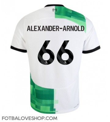 Liverpool Alexander-Arnold #66 Venkovní Dres 2023-24 Krátký Rukáv