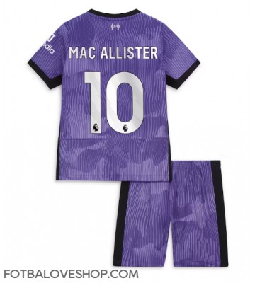 Liverpool Alexis Mac Allister #10 Dětské Alternativní Dres 2023-24 Krátký Rukáv (+ trenýrky)