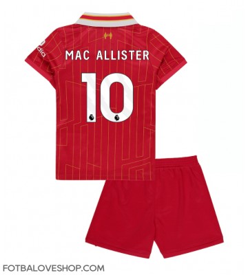 Liverpool Alexis Mac Allister #10 Dětské Domácí Dres 2024-25 Krátký Rukáv (+ trenýrky)