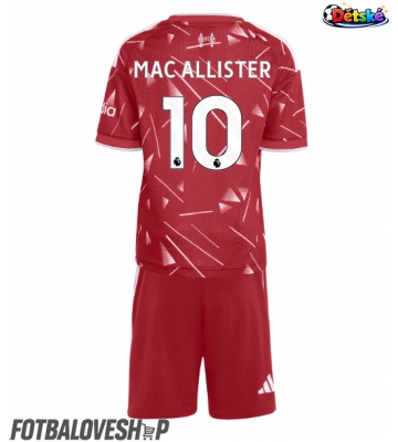 Liverpool Alexis Mac Allister #10 Dětské Domácí Dres 2026-27 Krátký Rukáv (+ trenýrky)