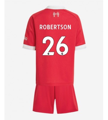 Liverpool Andrew Robertson #26 Dětské Domácí Dres 2025-26 Krátký Rukáv (+ trenýrky)