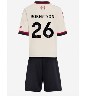 Liverpool Andrew Robertson #26 Dětské Venkovní Dres 2025-26 Krátký Rukáv (+ trenýrky)