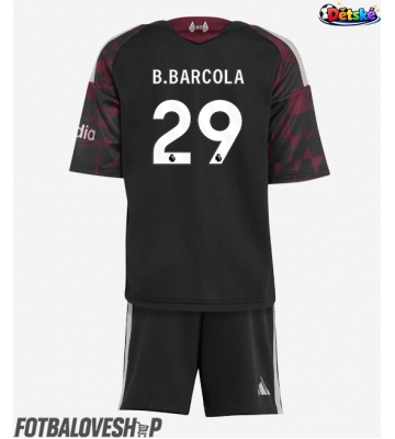 Liverpool Bradley Barcola #29 Dětské Alternativní Dres 2026-27 Krátký Rukáv (+ trenýrky)