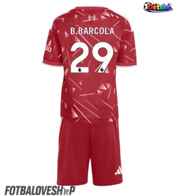 Liverpool Bradley Barcola #29 Dětské Domácí Dres 2026-27 Krátký Rukáv (+ trenýrky)