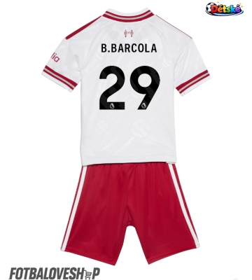 Liverpool Bradley Barcola #29 Dětské Venkovní Dres 2026-27 Krátký Rukáv (+ trenýrky)