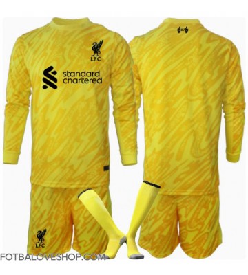 Liverpool Brankářské Dětské Alternativní Dres 2024-25 Dlouhý Rukáv (+ trenýrky)