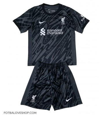 Liverpool Brankářské Dětské Domácí Dres 2024-25 Krátký Rukáv (+ trenýrky)