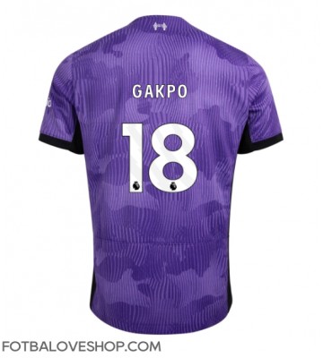 Liverpool Cody Gakpo #18 Alternativní Dres 2023-24 Krátký Rukáv