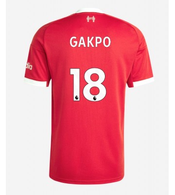 Liverpool Cody Gakpo #18 Domácí Dres 2025-26 Krátký Rukáv