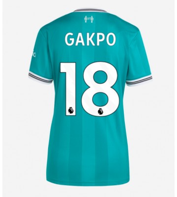 Liverpool Cody Gakpo #18 Dámské Alternativní Dres 2025-26 Krátký Rukáv Liverpool Cody Gakpo #18 Dámské Alternativní Dres 2025-26 Krátký Rukáv