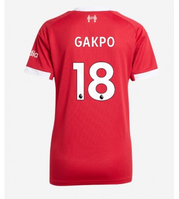 Liverpool Cody Gakpo #18 Dámské Domácí Dres 2025-26 Krátký Rukáv Liverpool Cody Gakpo #18 Dámské Domácí Dres 2025-26 Krátký Rukáv
