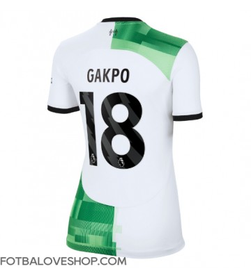 Liverpool Cody Gakpo #18 Dámské Venkovní Dres 2023-24 Krátký Rukáv