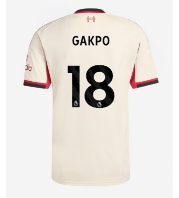 Liverpool Cody Gakpo #18 Venkovní Dres 2025-26 Krátký Rukáv