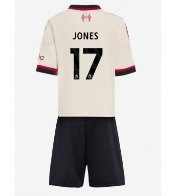 Liverpool Curtis Jones #17 Dětské Venkovní Dres 2025-26 Krátký Rukáv (+ trenýrky)