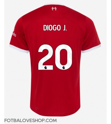 Liverpool Diogo Jota #20 Domácí Dres 2023-24 Krátký Rukáv