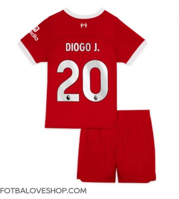 Liverpool Diogo Jota #20 Dětské Domácí Dres 2023-24 Krátký Rukáv (+ trenýrky)