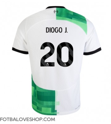 Liverpool Diogo Jota #20 Venkovní Dres 2023-24 Krátký Rukáv