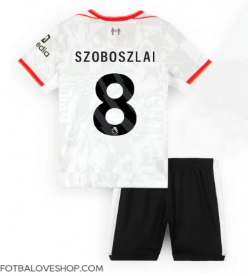 Liverpool Dominik Szoboszlai #8 Dětské Alternativní Dres 2024-25 Krátký Rukáv (+ trenýrky)